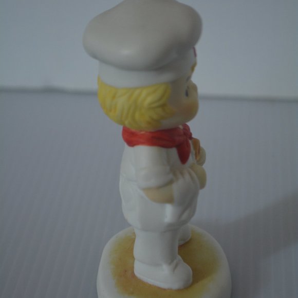 VTG 1993 Campbell's Soup Kids Figurine "Little Chef" Historical Series Ceramic - Picture 4 of 8